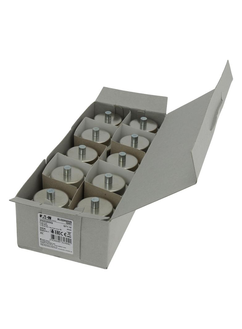 FUSE 200A DV 500V TYPE DZ Wkładka DV 200A DZ 500VAC E200 200D200Q EATON