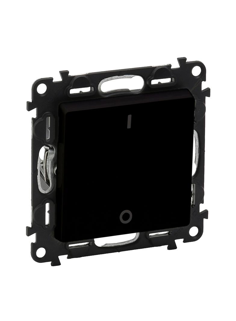 VALENA LIFE - ŁĄCZNIK DWUBIEGUNOWY CZARNY 16 AX - 250 V~