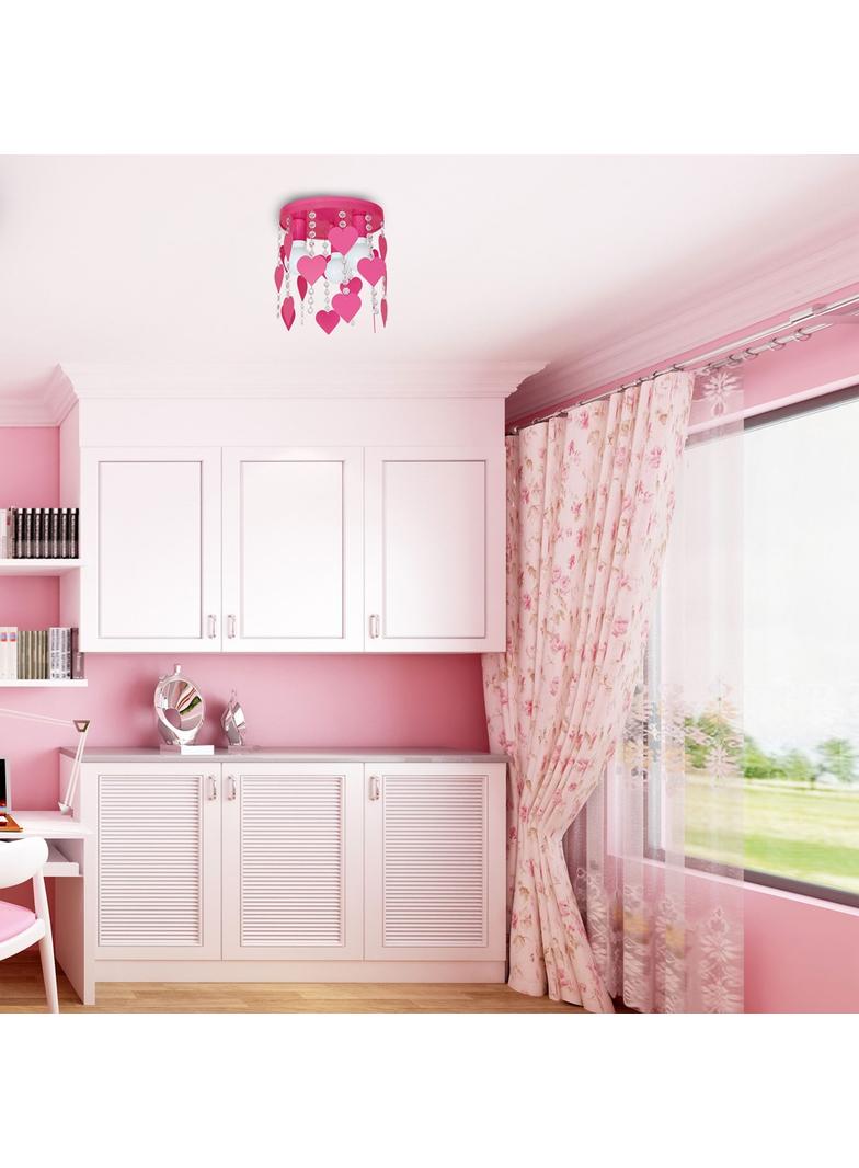 MILAGRO Lampa Sufitowa CORAZON PINK 3xE27