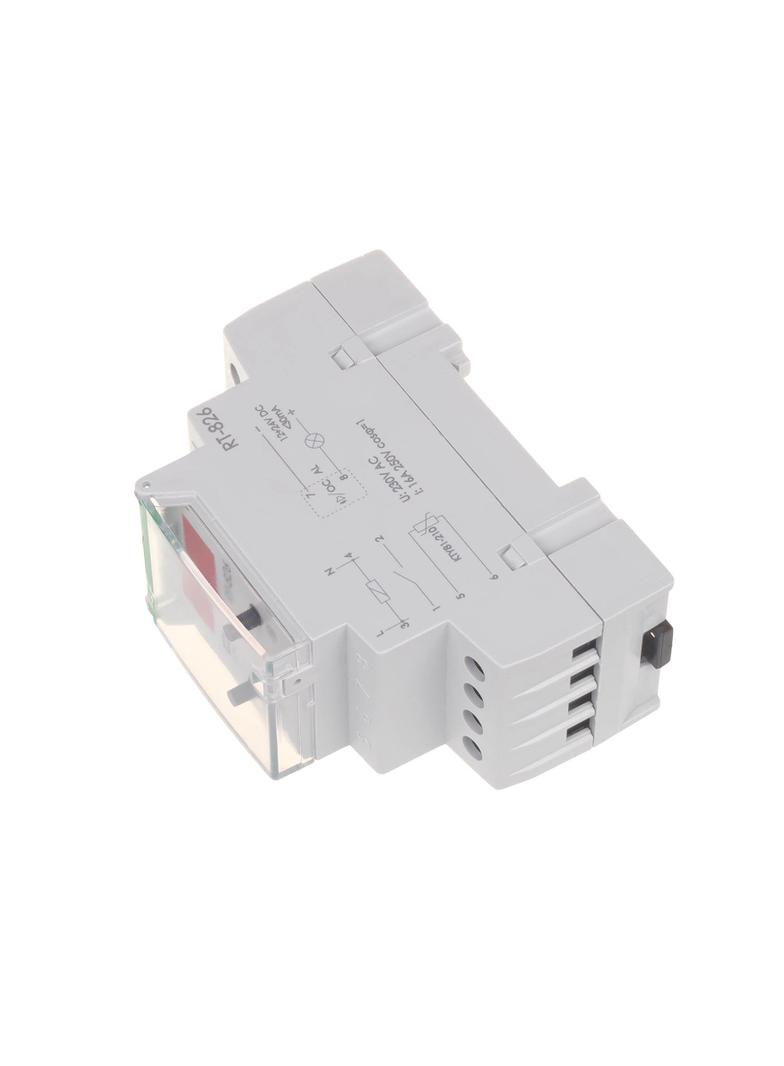 Cyfrowy regulator temperatury -25-130stC z LCD - montaż DIN styk: 1Z 230V AC bez sondy temp. RT-826 F&F