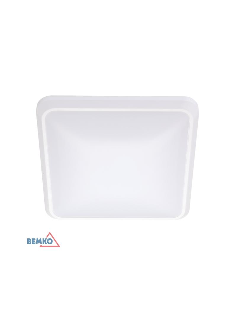 PLAFONIERA LED DORIA 20W 4000K 1600LM IP20 KWADRAT CZ. MIKR. Z FUNKCJĄ PÓŁCIENIA