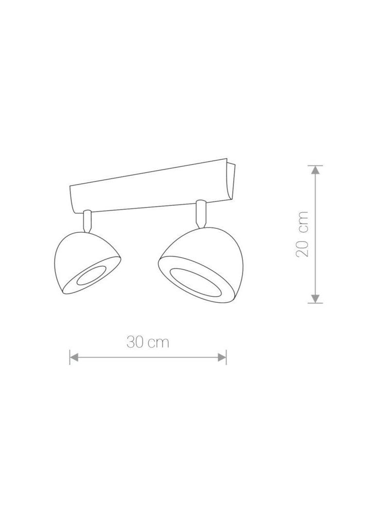 Nowodvorski kinkiet (reflektorki) Vespa II 2xGU10/ES111 czarny 8840