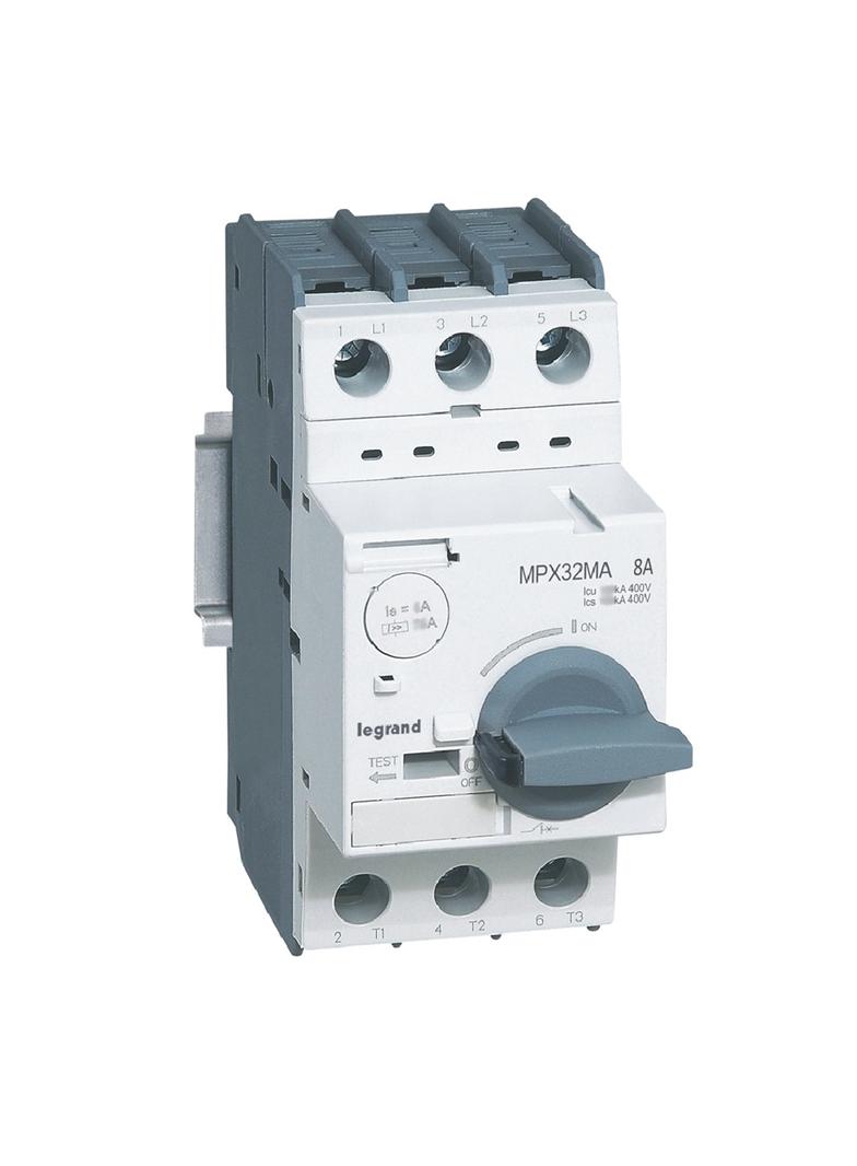 Wyłącznik Silnikowy 3P 8-104A Wyzwalacz Magnetyczny Mpx3 32Ma 417349 LEGRAND