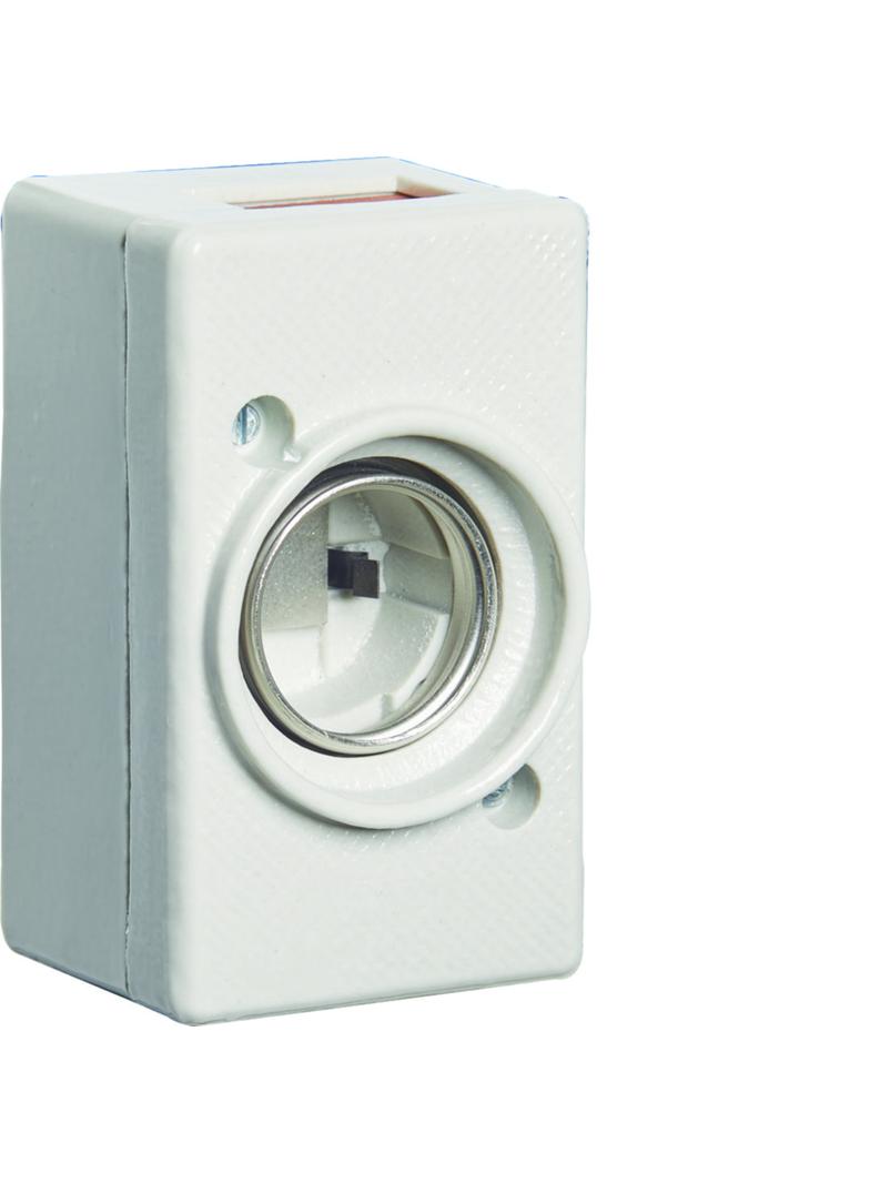 Gniazdo bezp. ceram. DIII E33 1P 63A 500V na płytę zac.pałąk. 10mm2 LE33KPS HAGER