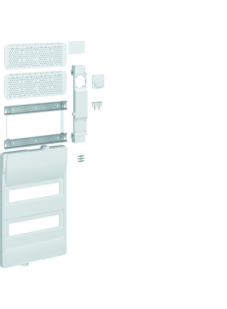 volta hybrid Zestaw dla wielkości 602 2x12 2x płyta montażowa bez gniazda VZ02NWH HAGER