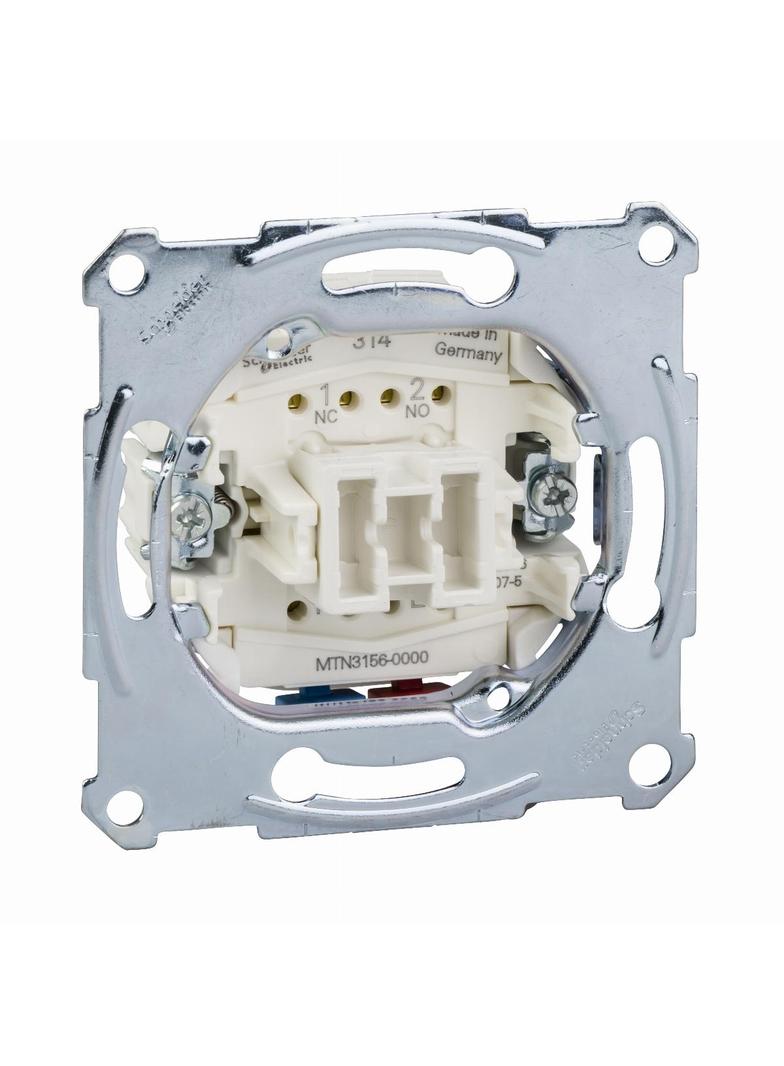 Merten, mechanizm przycisku schodowego, 1-biegunowy, zaciski neutralne, 10A 250V