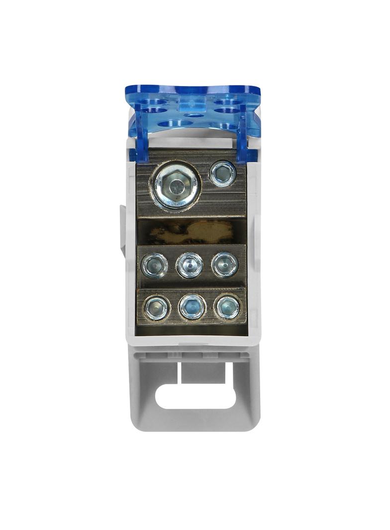 Blok rozdzielczy 160A zacisk wejściowy 1x16 i 1x70mm2 zaciski wyjściowe 6x16mm2 OR-LZ-8200/160 ORNO