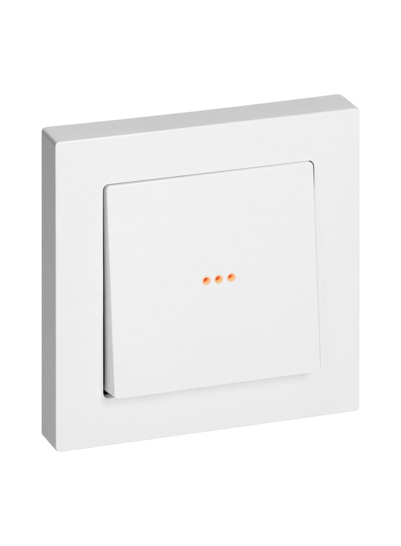 Przycisk dzwonek podtynkowy z podświeleniem Malta, 10A, 250V, WP-6/7M/S, biały FMS-104/P/W ORNO