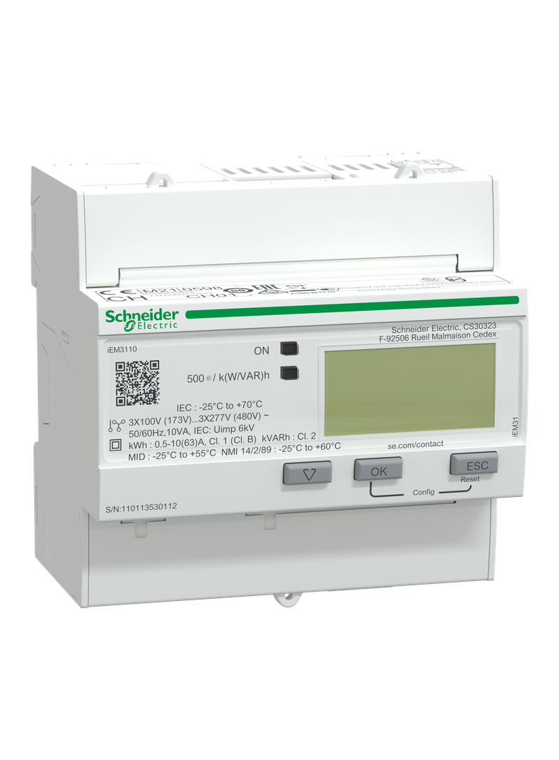 PowerLogic Licznik energii trójfazowy 63A kl 1 imp MID