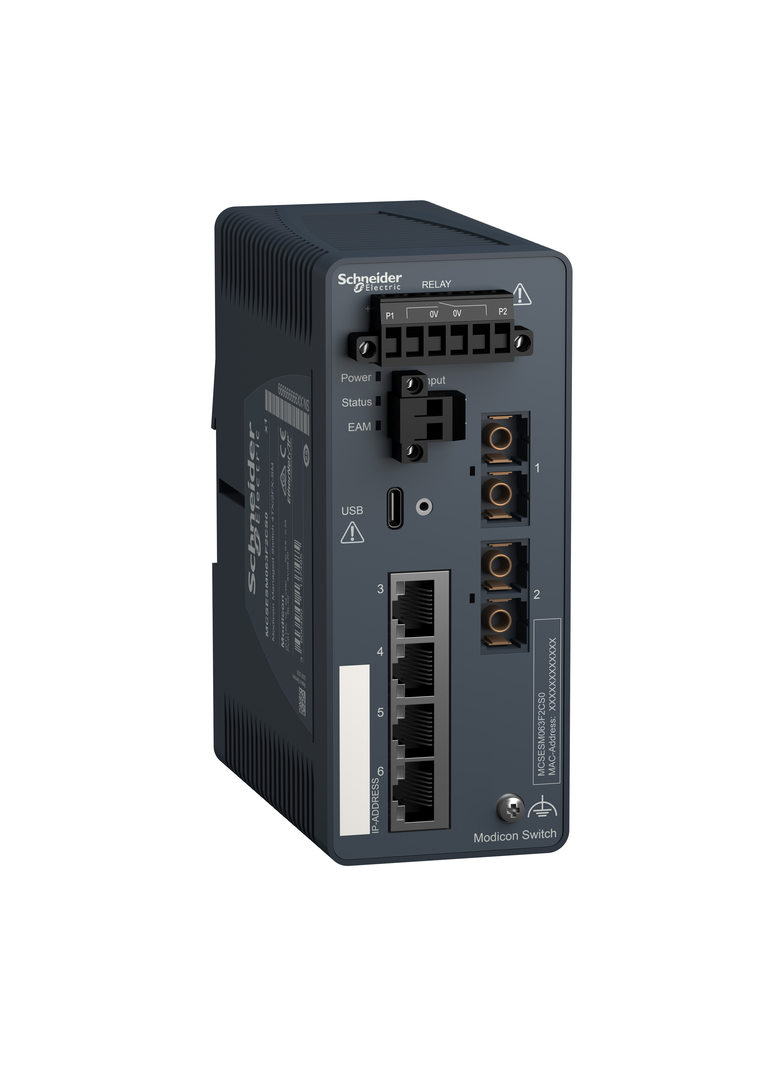 Modicon Switch Zarządzalny 4TX/2FX-SM