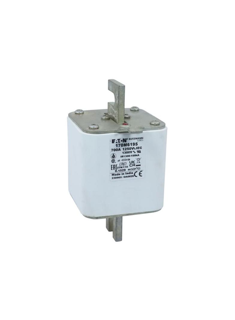 FUSE 700A 1250V 3TN/110 AR CU Wkładka szybka 700A AC 1250V rozmiar 3 76x90x139 mm aR DIN I 170M6195