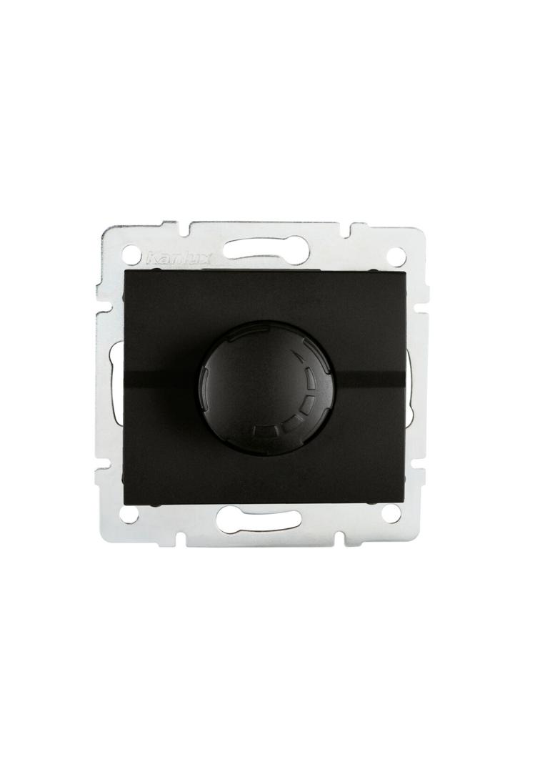 LOGI Ściemniacz obrotowy 500W z filtrem 021160142 czarny mat 33584 KANLUX
