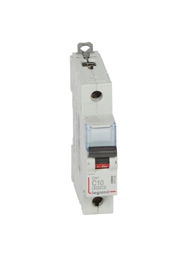 WYŁĄCZNIK NADPRĄDOWY S 301 1P C 10A 6000A SERII DX3, Legrand