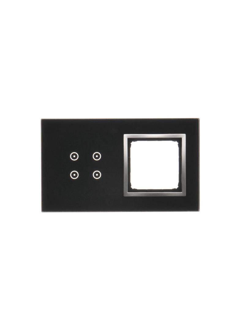 Simon 54 Touch Panel dotykowy S54 Touch 2 moduły 4 pola dotykowe + 1 otwór na osprzęt S54 księżycowa lawa DSTR240/74 KONTAKT