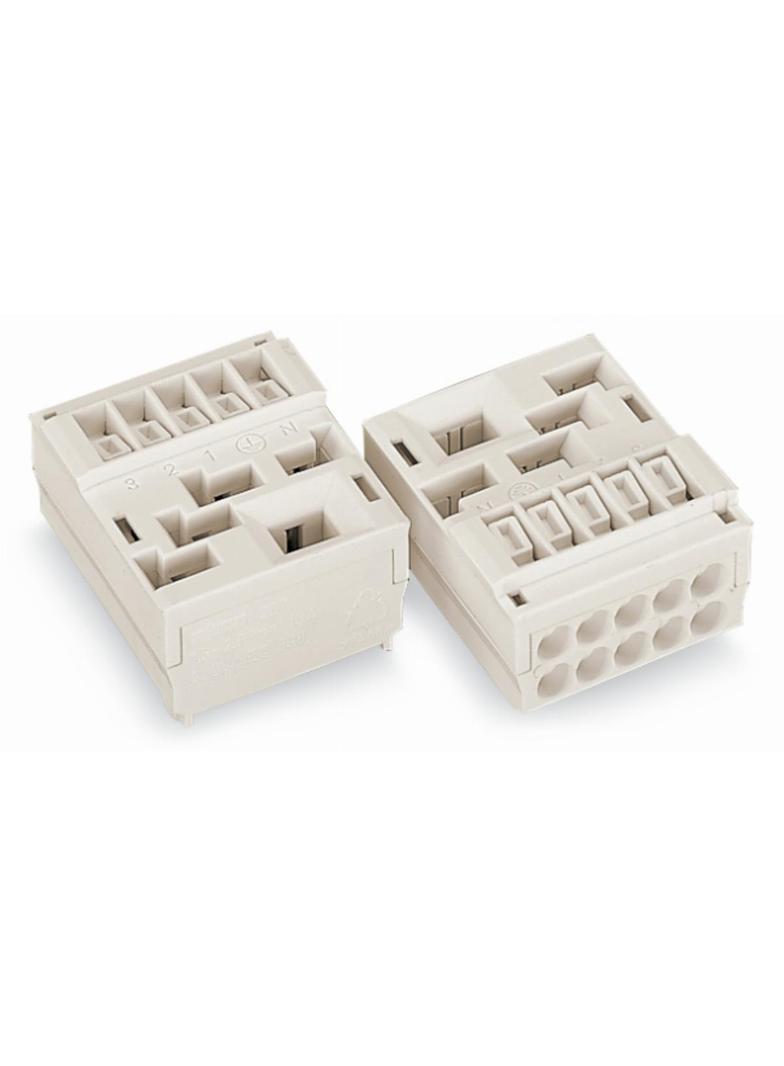 gniazdo przelotowe PE 4-torowe