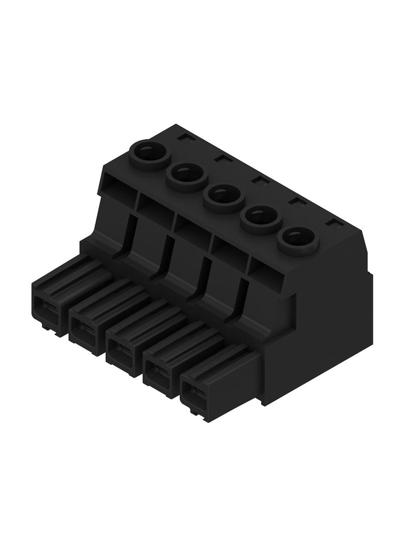 BUZ 10.16HP/05/180 AG BK BX Złącze kablowe do płytek drukowanych /24szt./ WEIDMULLER