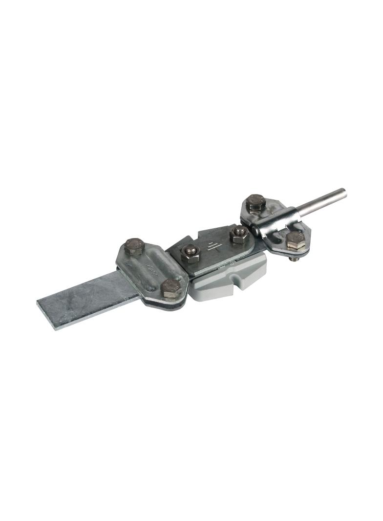 Zacisk probierczy ze zworą na izolacyjnej podstawie, St/tZn