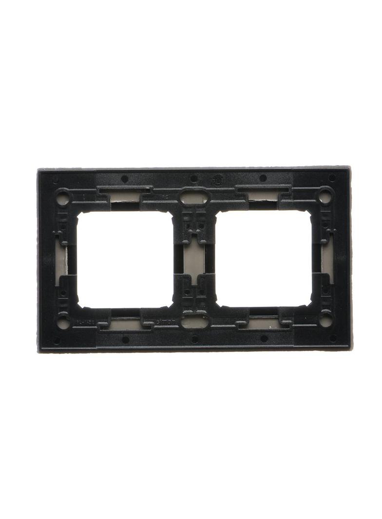 Simon 54 NATURE WMDZ-0120xS-098 Ramka 2-krotna Nature-Beton, CZARNY CHARAKTER, IP20/IP44. (IP44-nale DRN2/98 KONTAKT