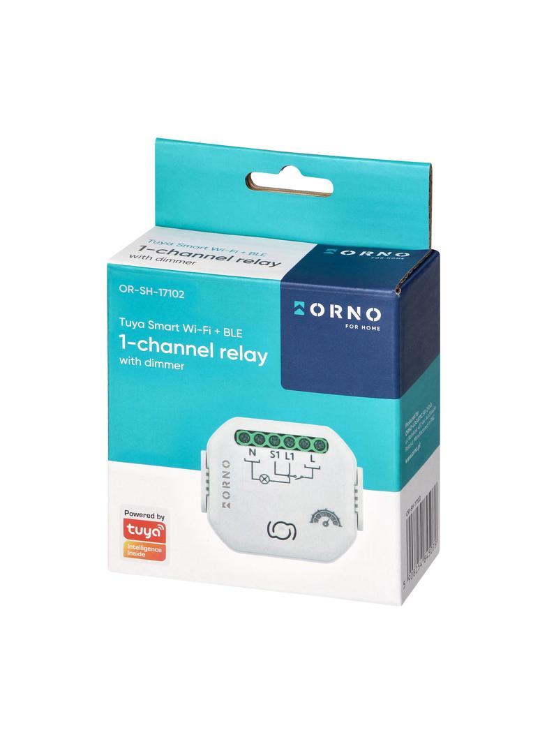 Przekaźnik dopuszkowy 1-kanałowy ze ściemniaczem Tuya Smart Wi-Fi+BLE