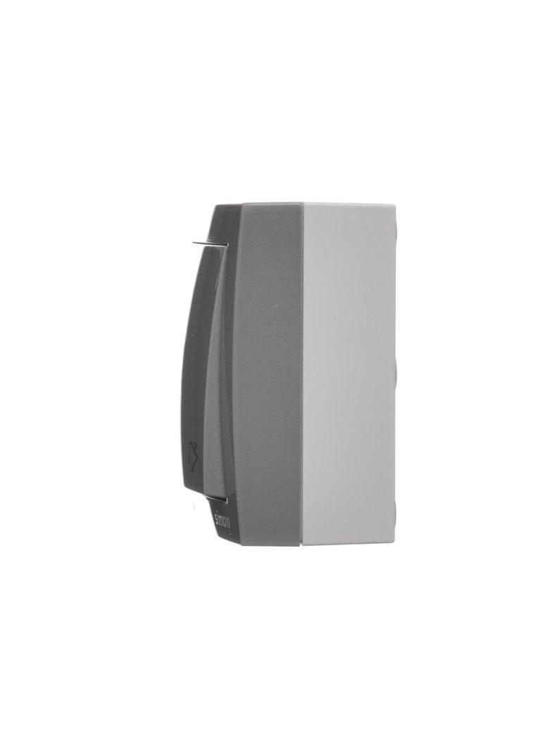 Simon Aquaclick Przycisk dzwonek 10AX 250V zaciski śrubowe, szary