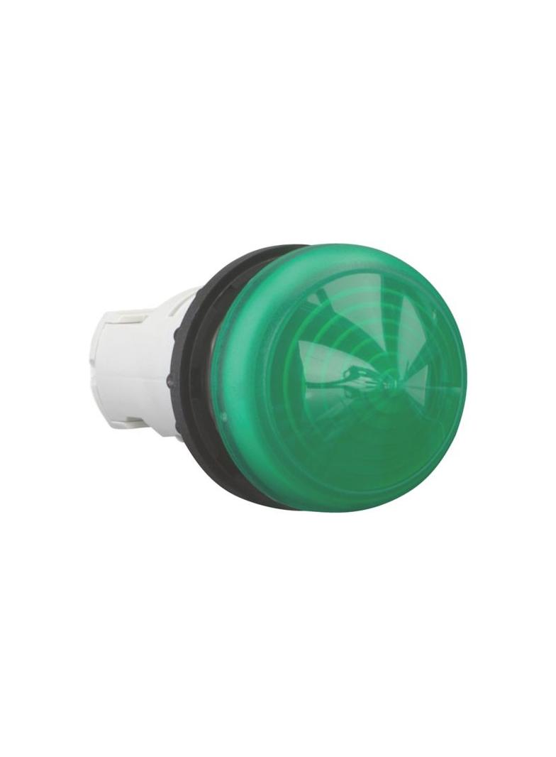 M22-LCH-G Lampka sygnalizacyjna 22mm zielona do żarówek z trzonkiem wystająca 216916 EATON