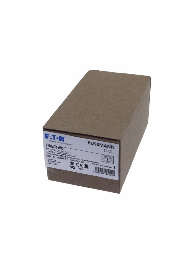 630A 690V aR DIN 3 HSDNH FUSE Wkładka szybka 630A AC 690V DIN 3 aR DIN IEC podwójny wskaźni 170M6810