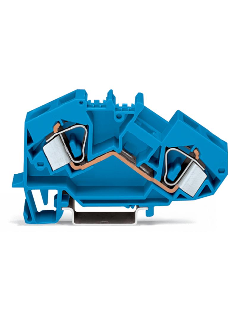 topJob złączka 2-przewodowa 16 mm2 niebieska