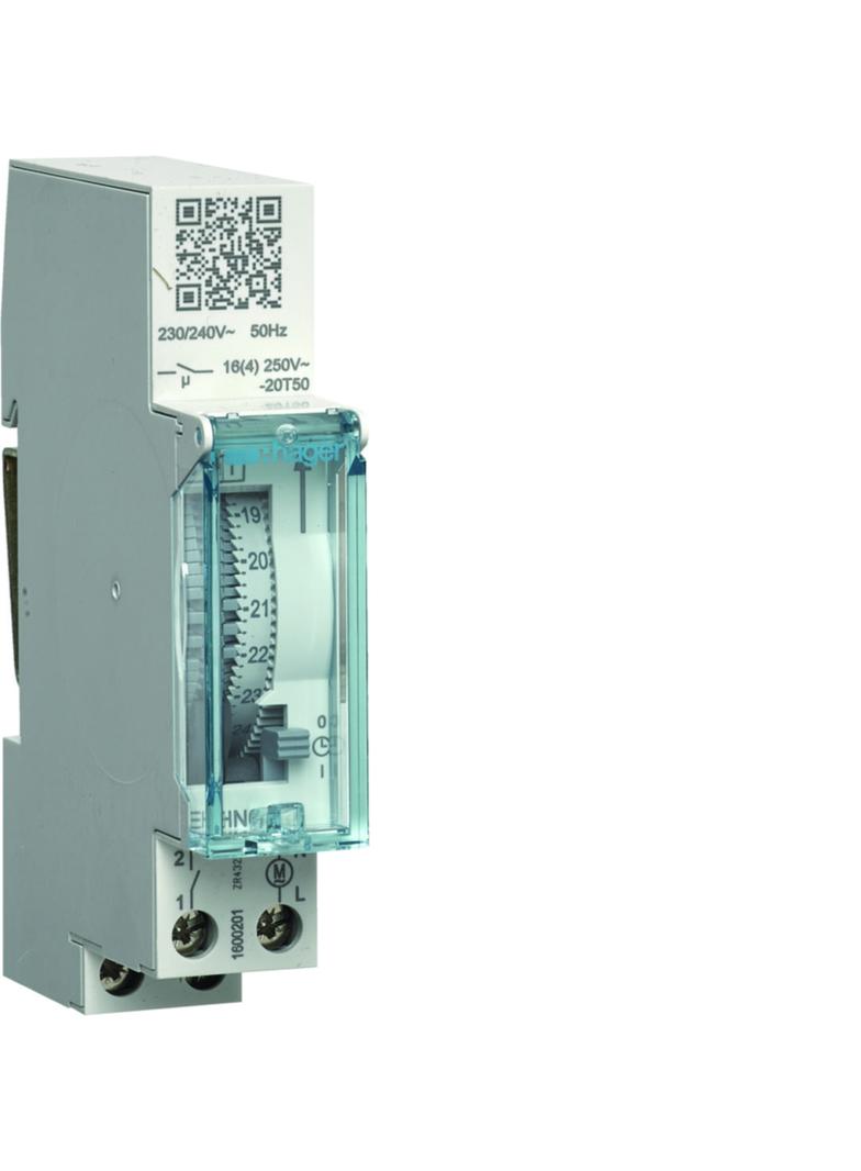 Zegar analog dobowy bez rezerwy 1NO 16A HAGER