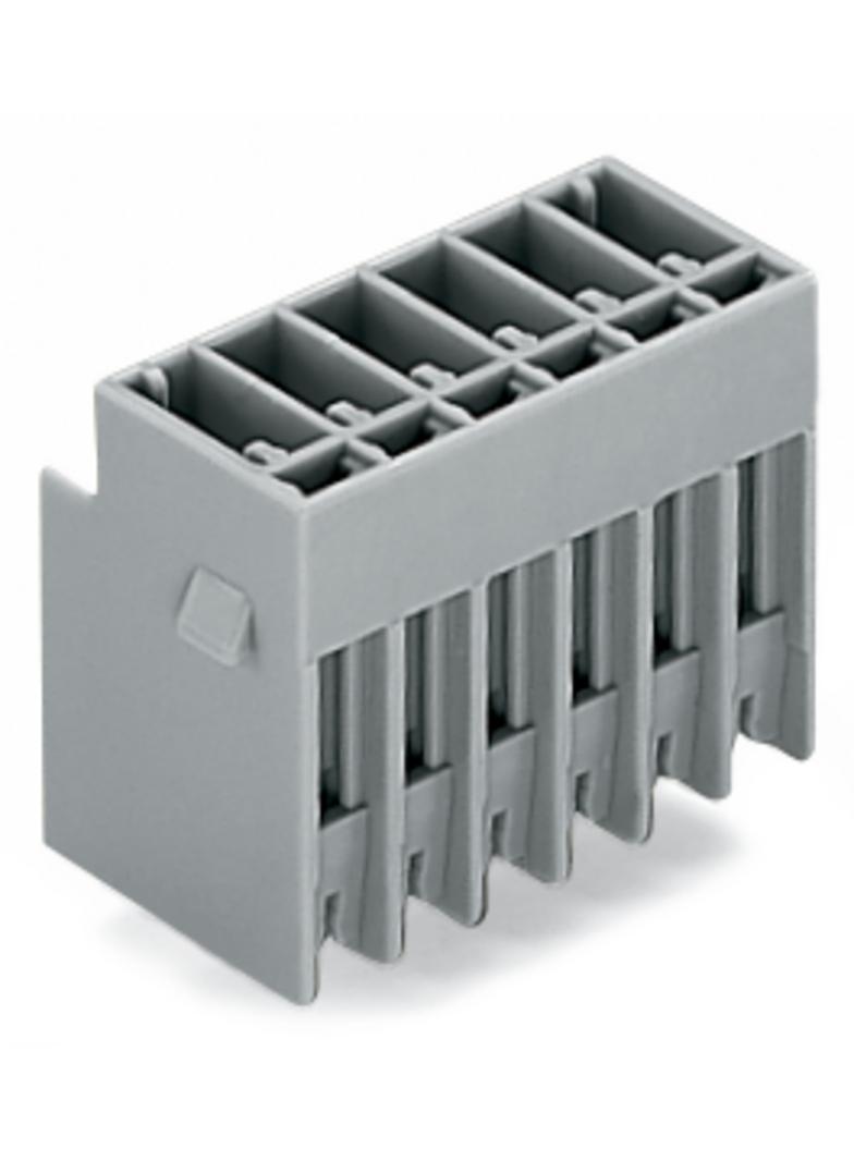 X-COM wtyk 5-biegunowy szary raster 5 mm