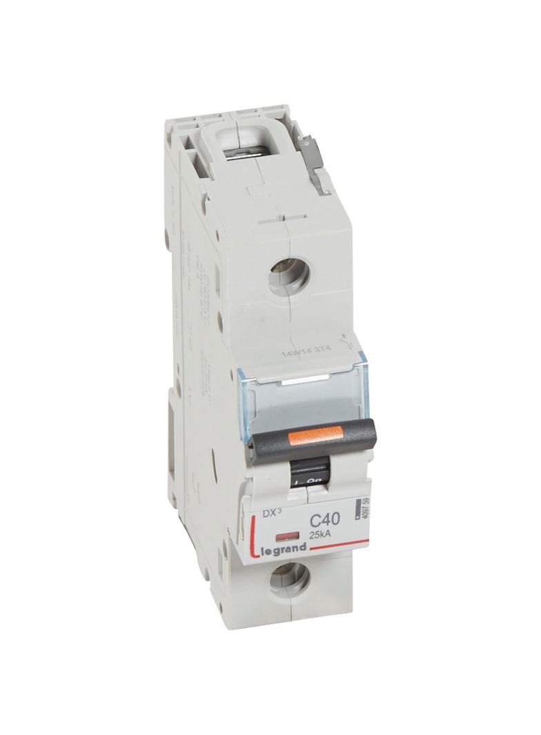 Wyłącznik Nadprądowy S321 C40 1P 40A 25Ka DX3 409759 LEGRAND