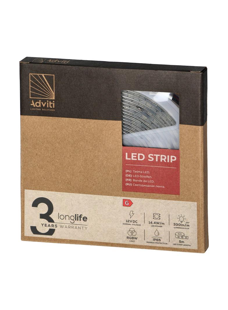 Taśma LED 12V Samsung chipset 5050 60L/m 14,4W/m IP65 RGBW 5m