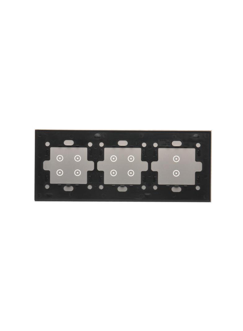 Simon 54 Touch Panel dotykowy S54 Touch 3 moduły 2 pola dotykowe pionowe + 4 pola dotykowe +  4 pola dotykowe srebrna mgła DSTR3344/71 KONTAKT