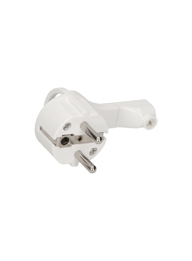 Wtyczka płaska Uni-Schuko z uchwytem rozbieralna biała OR-AE-1379/W ORNO