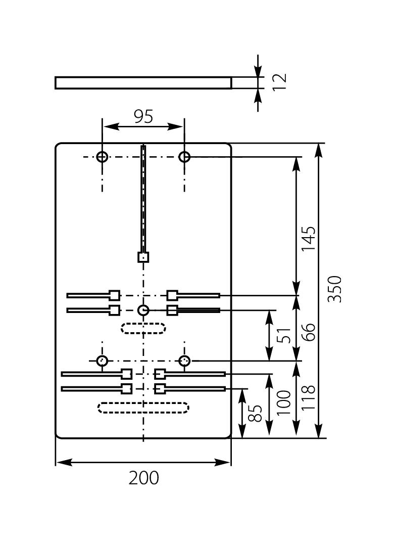 Tablica licznikowa T-1F.3F-b/z-NOVA-12 FR 10.141 OPATÓWEK