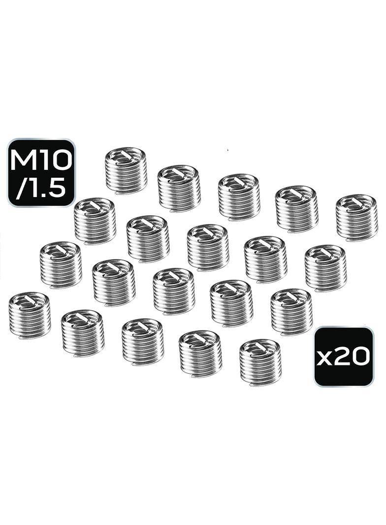 Wkłady do naprawy gwintów M10, 20 szt.