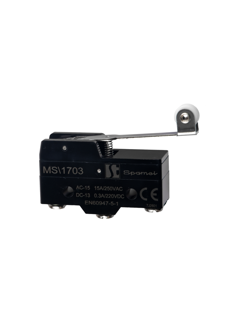 ŁĄCZNIK MINIATUROWY DŹWIGNIA Z ROLKĄ DŁUGA MS1703 SPAMEL