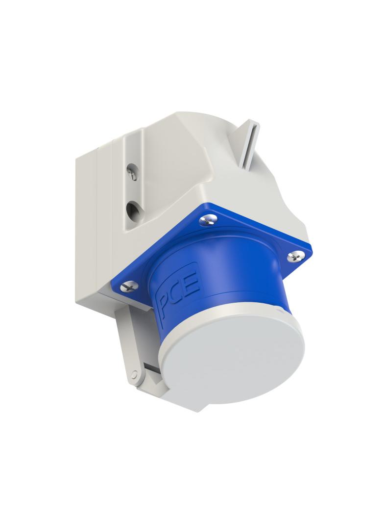 WTYCZKA ODBIORNIKOWA 32A 5P Z KLAPKA I PODSTAWA