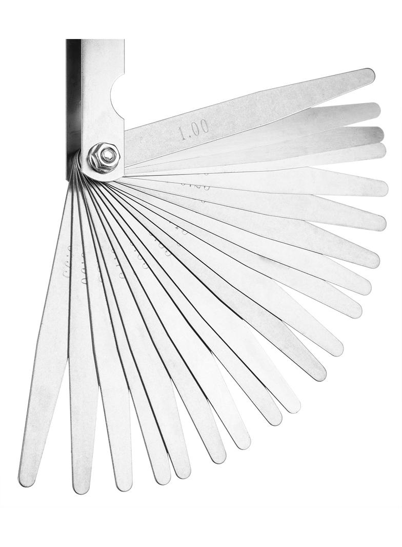 Szczelinomierz 20 listków (0.05 - 1.0 mm) 65MN/stal nierdzewna