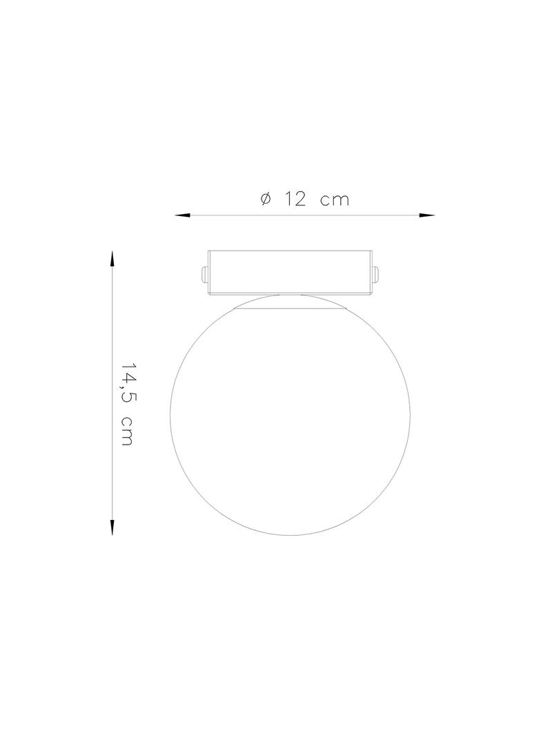 Sollux Plafon YOLI 1 czarny SL.1151