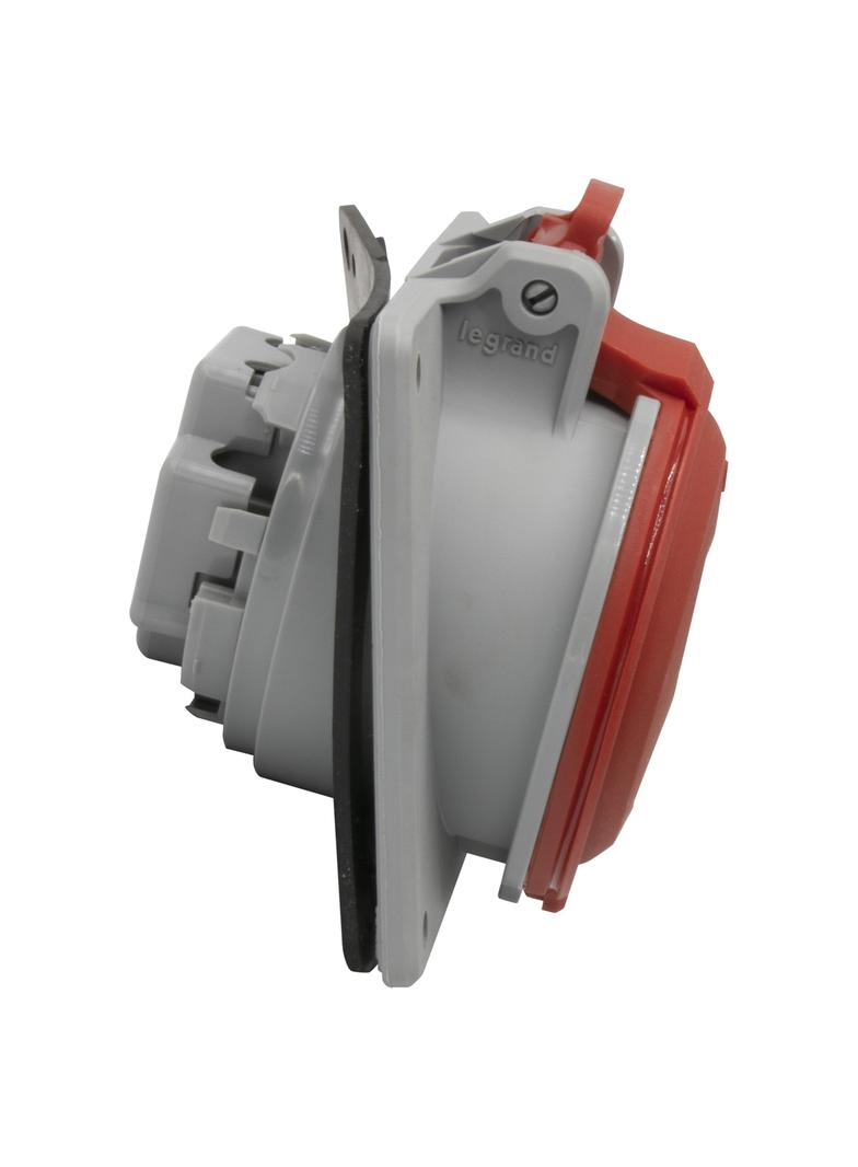 P17 TEMPRA PRO GNIAZDO TABLICOWE 16A 3P+N+Z 400V IP44, Legrand