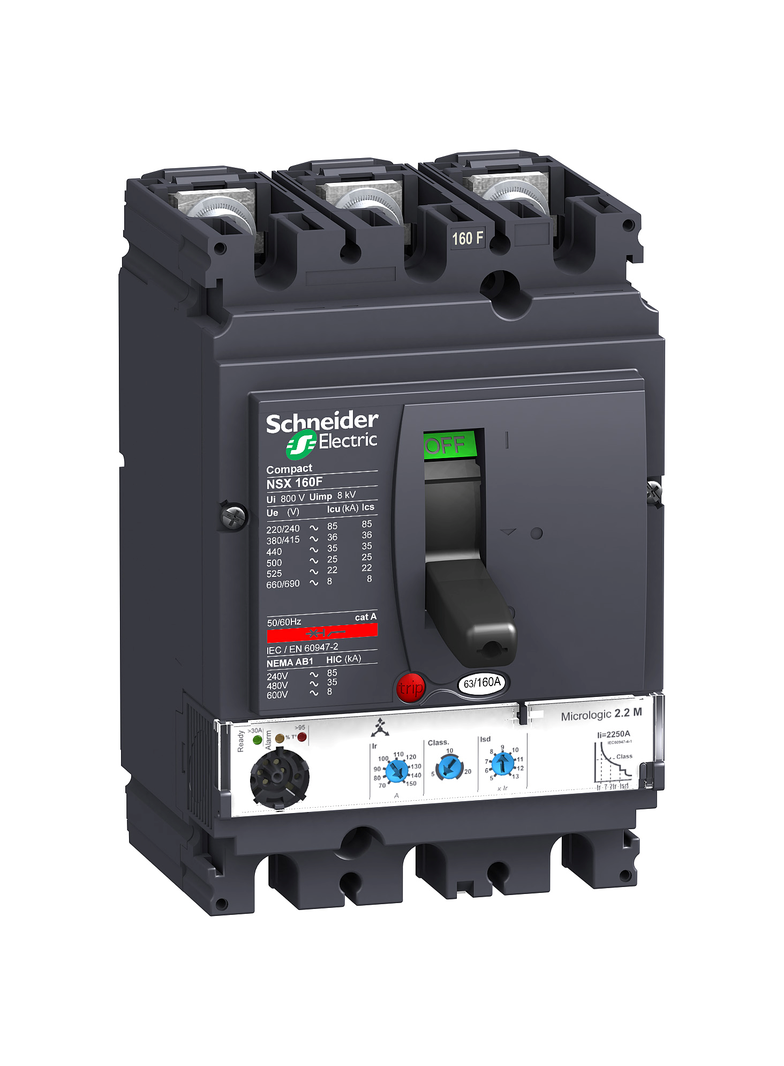 Compact NSX , wyłącznik NSX160F Mic2.2M 150A 3P