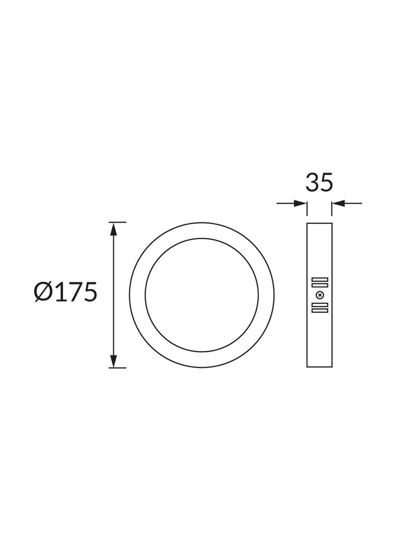 Oprawa sufitowa LED EDOR LED C 12W WHITE CCT 04759 IDEUS