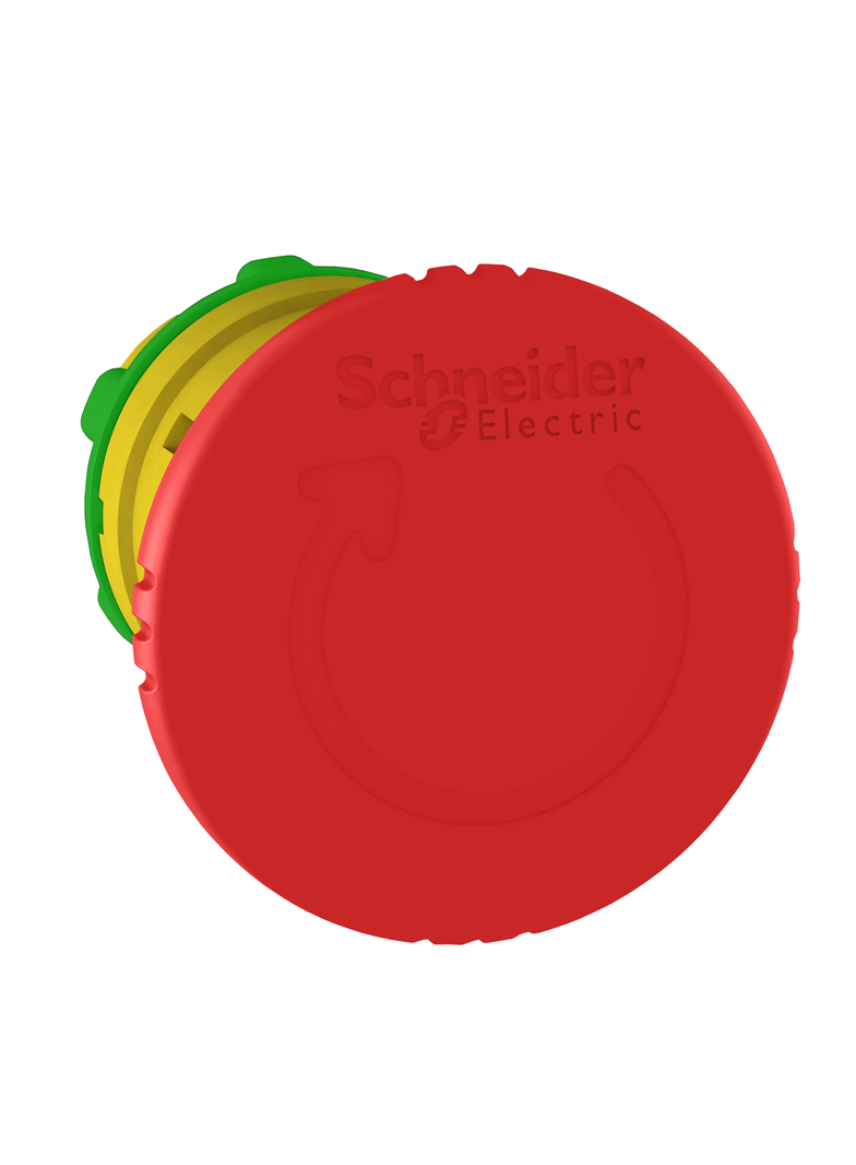 Harmony XB5 Głowka przycisku grzybkowego z mechnizmem zatrzaskowym O40 czerwona plastikowa