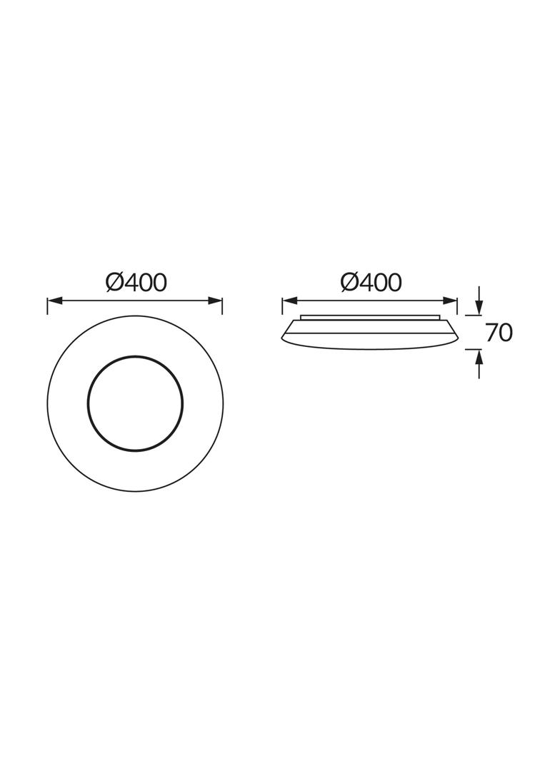 Plafoniera SMD LED RINGE LED 24W 4000K 03283 IDEUS