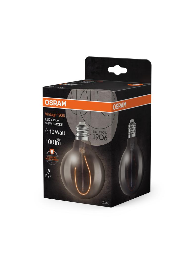 Lampa LED Vintage 1906 SMOKE 95 3,4W/818 E27