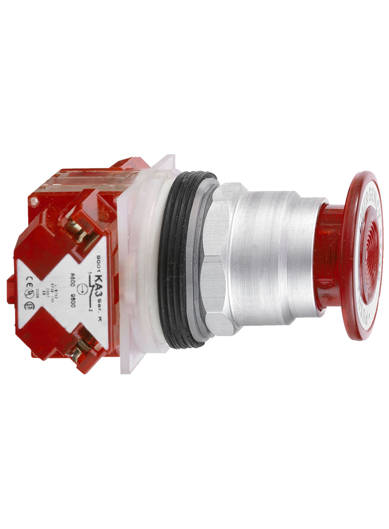 Harmony 9001K Przycisk 600VAC 10A 30mm T\K 9001KR9R21H6