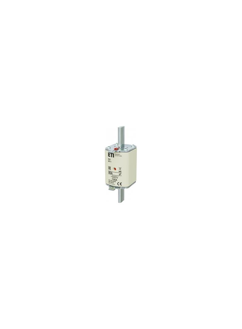 Wkładka topikowa NH szybka KOMBI NH1 WT-1 gF 80A 500V 004139116 ETI