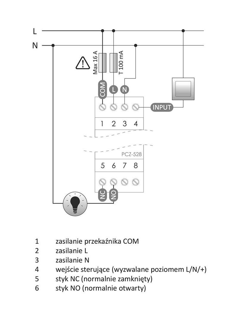 PCZ-528 - Zegar uniwersalny, programowalny