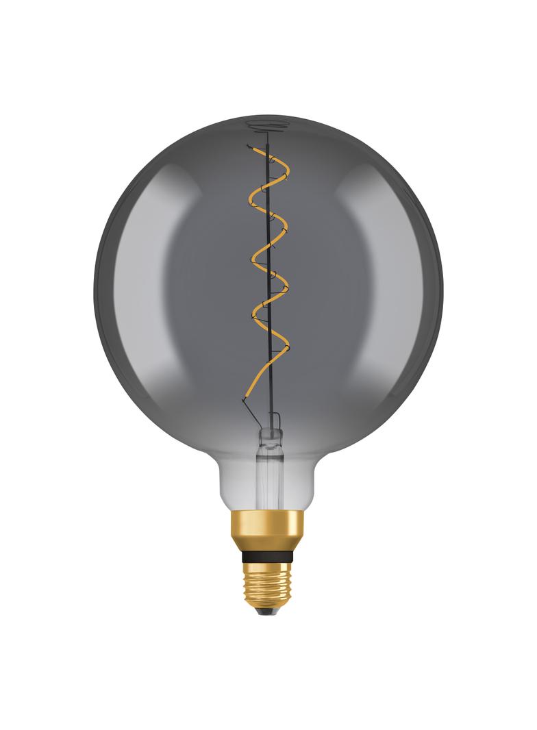 Żarówka LED Vintage 1906 LED CL GLOBE200 FIL SMOKE 12 non-dim 5W/818 E27 4058075269927 LEDVANCE