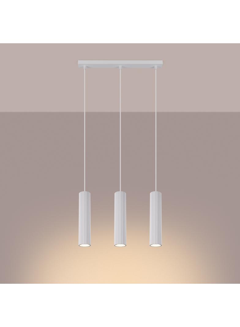 Sollux Lampa wisząca KARBON 3L biały SL.1537